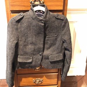 American Eagle cropped wool jacket